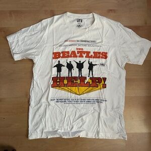 Uniqlo Beatles help t shirt